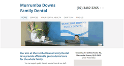Desktop Screenshot of murrumbadownsdental.com